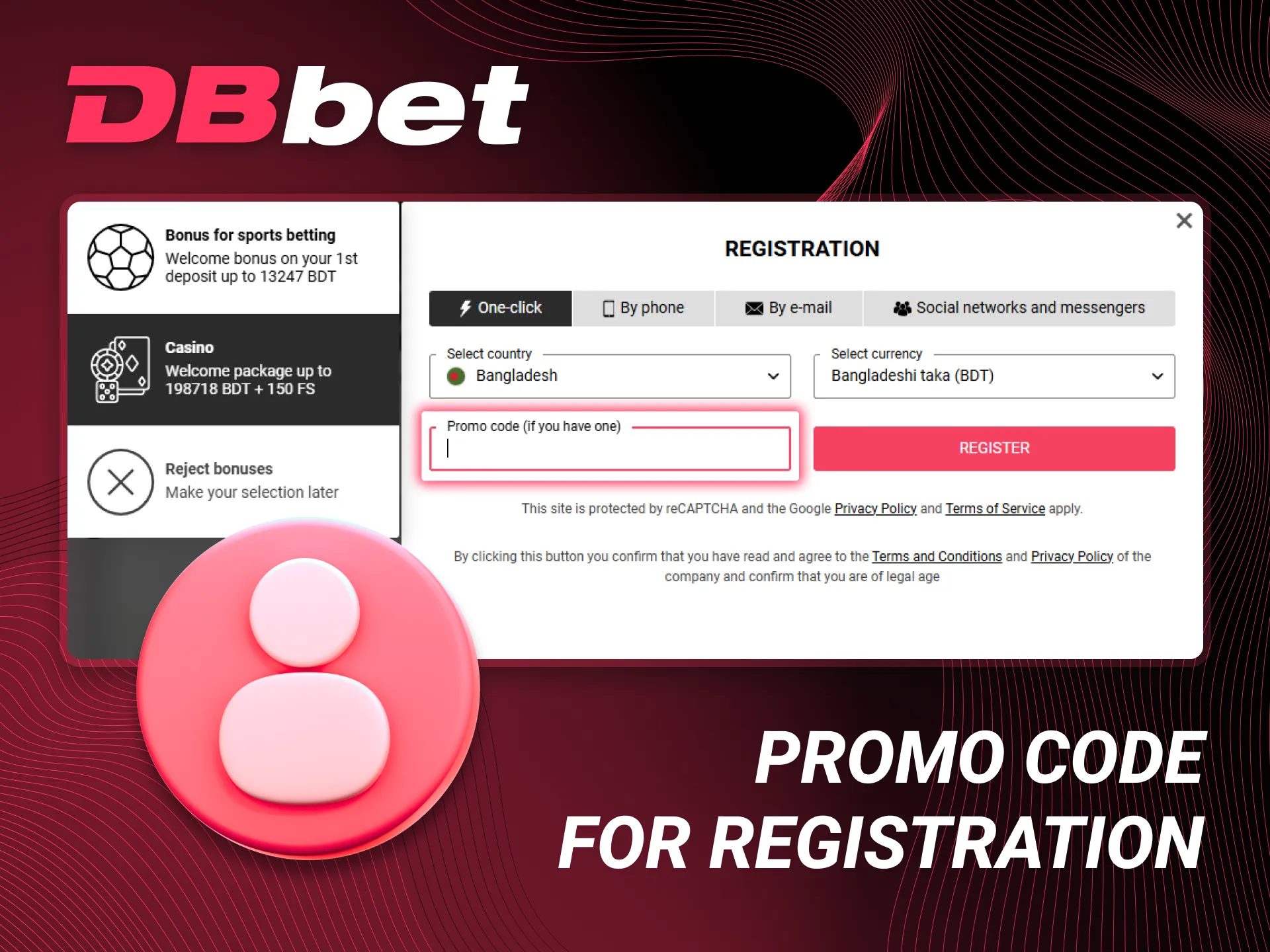 DBbet provides a special Promo Code offer for new users.